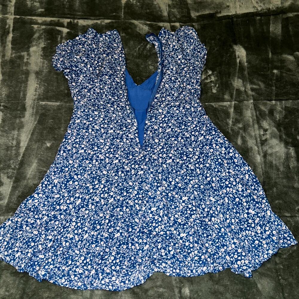 Princess Polly Blue Floral Mini Dress - Picture 5 of 9